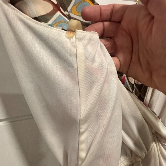 Romeo and Juliet Couture Geo Pattern hi-low dress side M - Picture 8 of 15